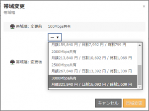 ルータ＋スイッチ 帯域追加オプションを拡充しました