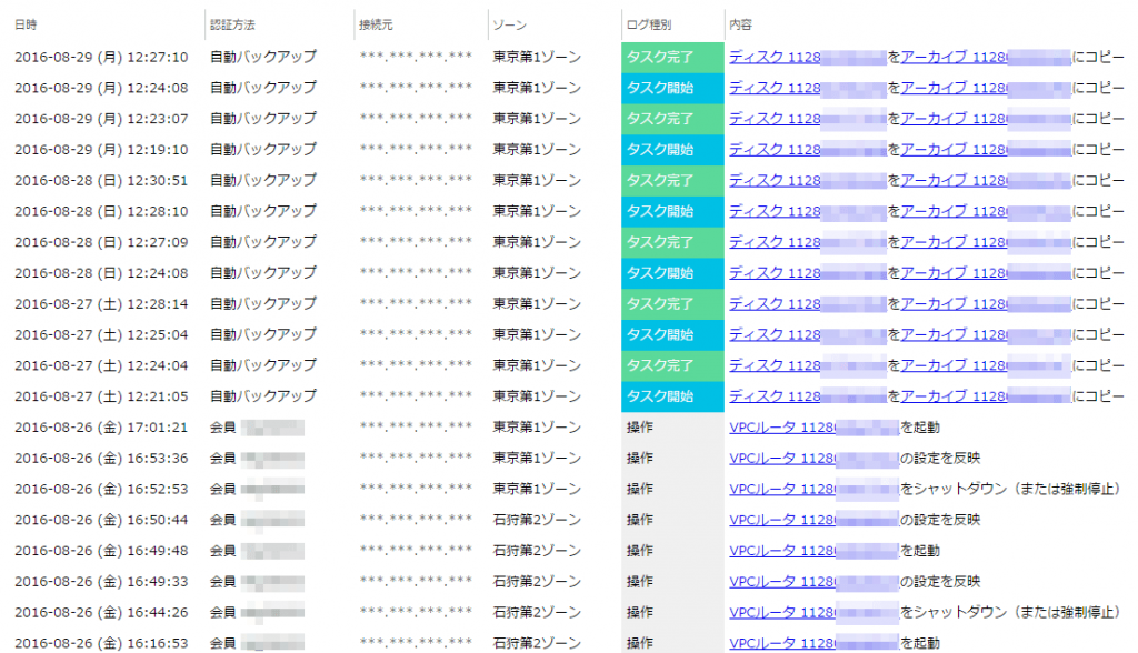 イベントログ機能の正式提供を開始しました