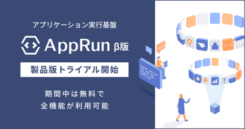 アプリケーション実行基盤「AppRun β版」において製品版のトライアルを開始しました